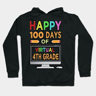 100 days of school 4th grade Hoodie